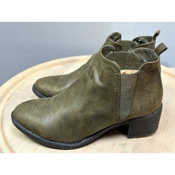 Lavorazione Artigiana Womens‎ 8 Green Ankle Slouch Booties B52 By Bull Boxer - Picture 2 of 12